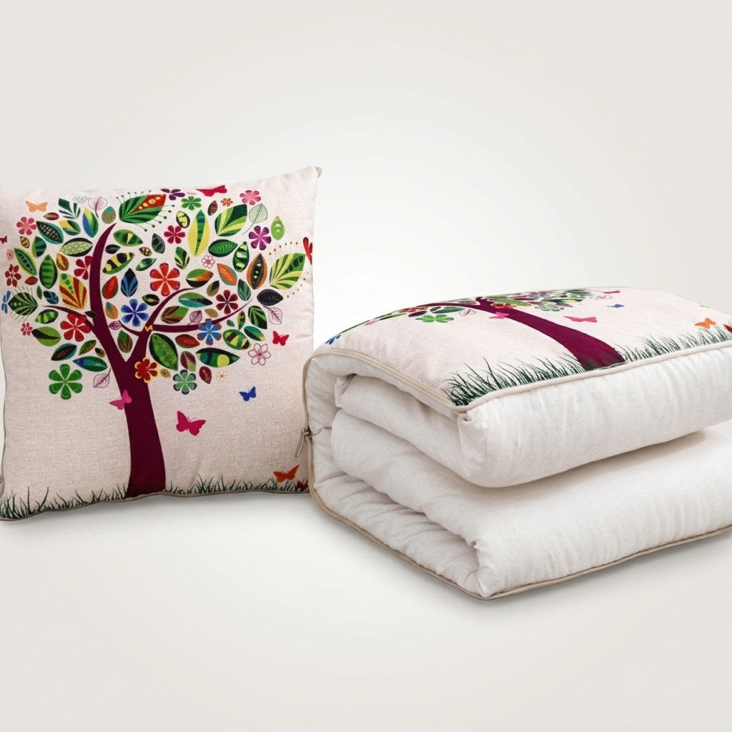 Nordic Portable Simple Foldable Cushion-Cum-Blanket No.6