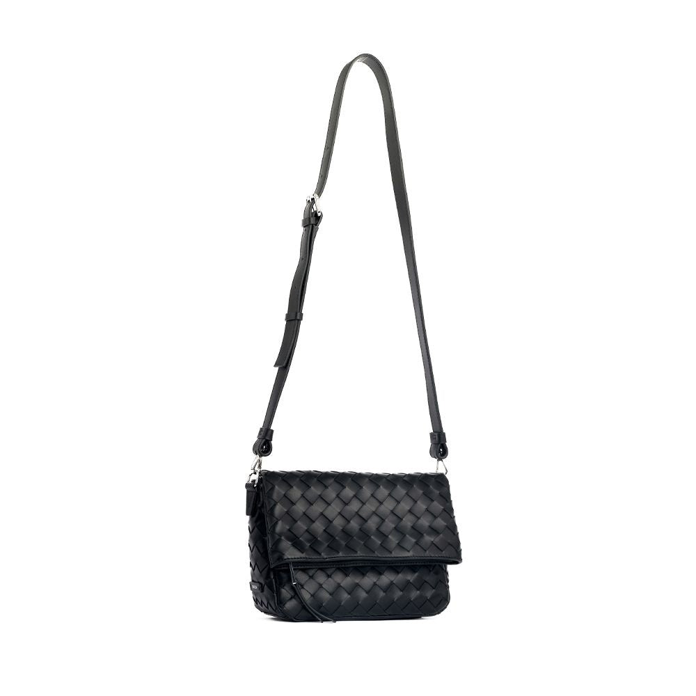 Geiger Intreccio Libe Flap Bag Black