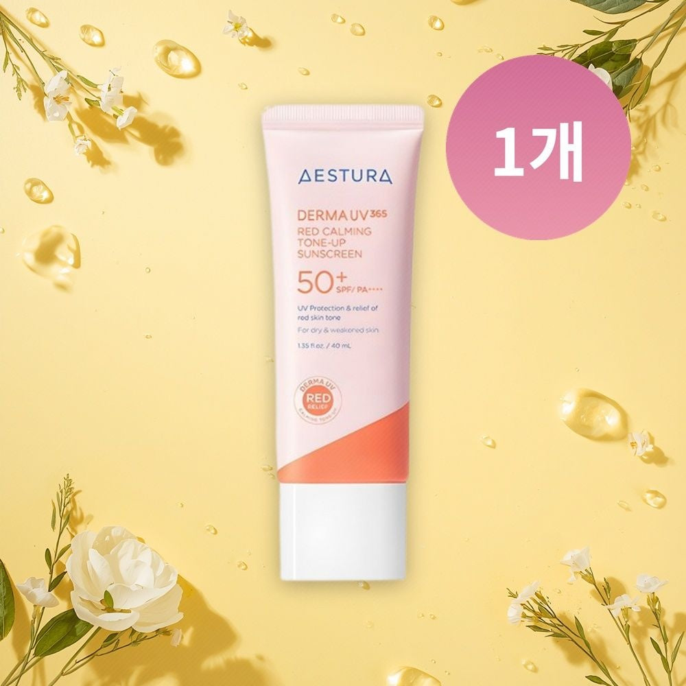 Aestura Derma UV 365 Red Calming Tone-up Sunscreen SPF50+ PA++++ 40ml 1ea